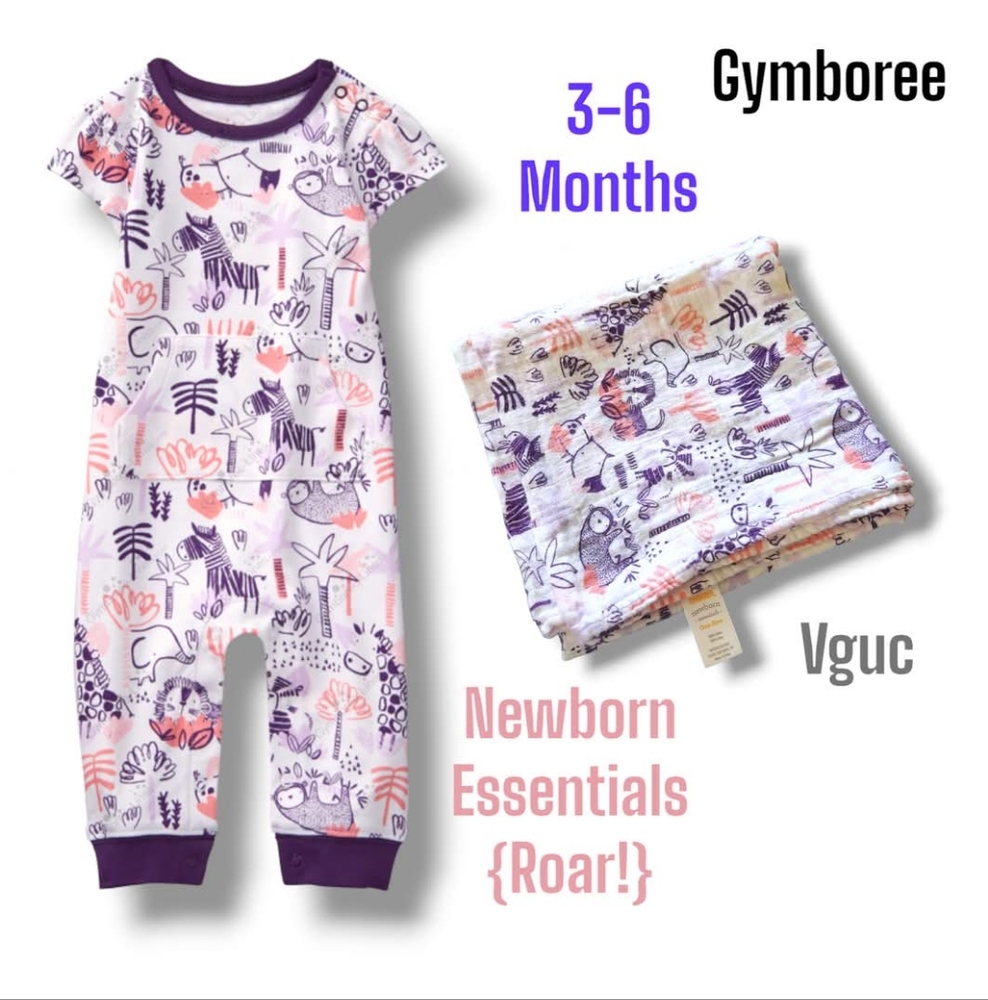 Gymboree Baby Romper and Blanket Set ⭐️Host Pick⭐️
